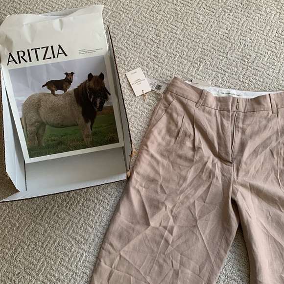 Aritzia Effortless Pant - Linen - Picture 6 of 9